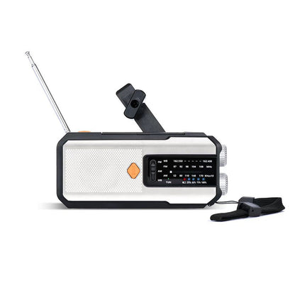 📻☀️ 50% RABATT! | Solcellsväderradio med Handvev – 3 Laddningssätt, 2000mAh Powerbank & SOS-larm!