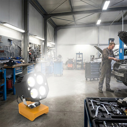 40W Portabel 6000LM LED-arbetslampa