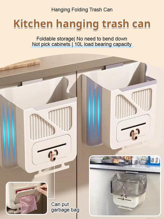 Hopfällbar upphängbar kökssoptunna