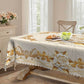 🏡 50 % RABATT NU! 🍽️ Vattentät duk med roséguld – skyddar bordet, lätt att torka av & ger en elegant hemkänsla – perfekt för matbordet 💖