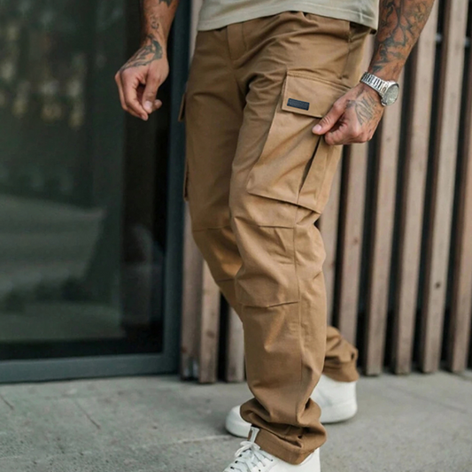 👖 50% RABATT 🧰 | Klassiska Cargobyxor – Många Fickor & Avslappnad Passform