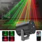 DJ-laserpartylampa med 7 ljuslägen och fjärrkontroll