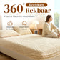 🛏️ 50 % RABATT NU! 🧵 360° elastiskt stickat lakan – omedelbar värme & 3D-präglad design för madrasser upp till 30 cm 🧶