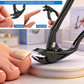 💅 60% RABATT NU!✨ Böjd Nagelklippare i Rostfritt Stål – Ergonomisk för Seniorer & Tjocka Naglar 👴