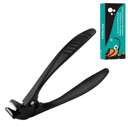 💅 60% RABATT NU!✨ Böjd Nagelklippare i Rostfritt Stål – Ergonomisk för Seniorer & Tjocka Naglar 👴