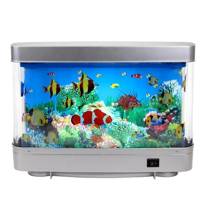 🎁Presentval - Konstgjord tropisk fisk akvarielampa🐠