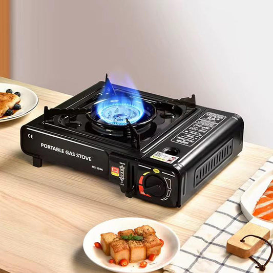 🏕️ Nyhet 50% RABATT 🛡️ | Bärbar Spis – Butan & Gasol, 2900W & Säkerhetsskydd