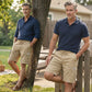 🩳 50% RABATT NU! 🛠️ Herr Casual Cargoshorts – Dragsko Midja, Multi-Fickor & Andningsbar – Lättvikt, Ovanför Knäet, Perfekt För Sommaren ☀️