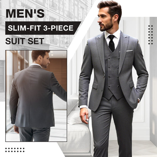 🤵✨ Begränsad Tid: 50% RABATT på Slim-Fit 3-Delad Herrkostym – Premium Bomull & Modern Silhuett!