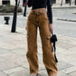 👖 50% RABATT NU! ✨ Dam Vida Ben Cargo Jeans – Hög Midja & Flera Fickor – Stretch Denim & Streetwear Stil 🚶‍♀️