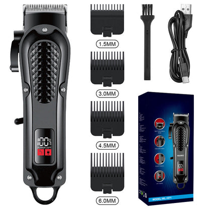 ✂️ 50% RABATT NU! 🔥 Hållbar & Vass Elektrisk Hårtrimmer – Självslipande Blad & Tyst Borstlös Motor – Perfekt för Profis & Hemmabruk 💇‍♂️