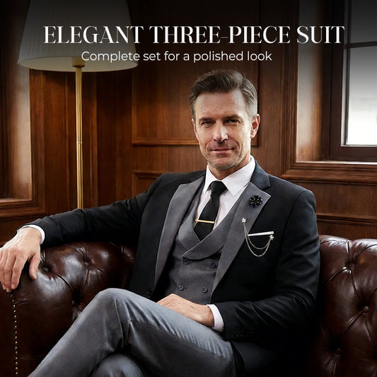 🔥 Kontrastfärgad modern bröllopskostym