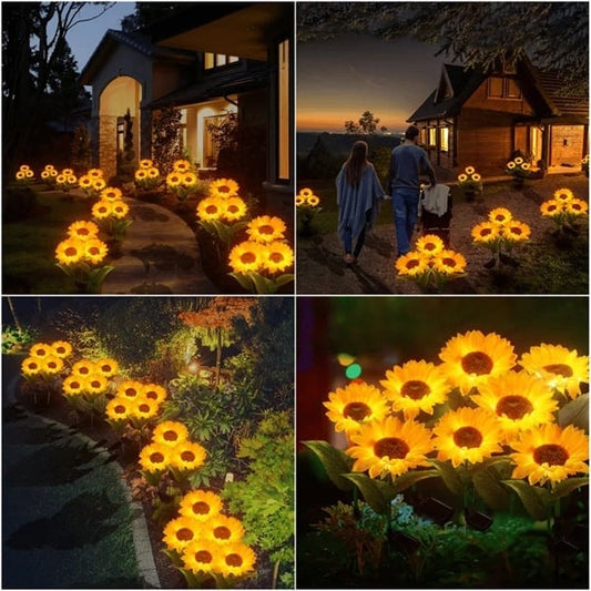 🌻50% RABATT! ☀️ Vattentäta solcellslampor – Realistiska kronblad, IP65 väderbeständiga och automatiskt lysande i 8–12 timmar ☀️🌻