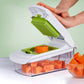 🥕 60% RABATT! 🔪 Multifunktionell Mandolin med Snabbskärning – Justerbara blad, Rostfritt stål & Lätt att rengöra 🥗