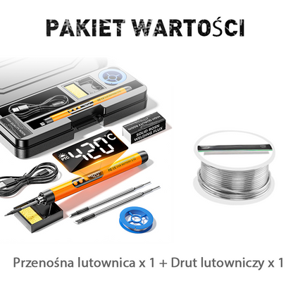 🔧 50% RABATT NU! ⚡ Bärbar Uppladdningsbar USB-Lödkolv – Sladdlös, Digital Display & Snabbvärme – 300–420°C, DIY eller Reparation ✨