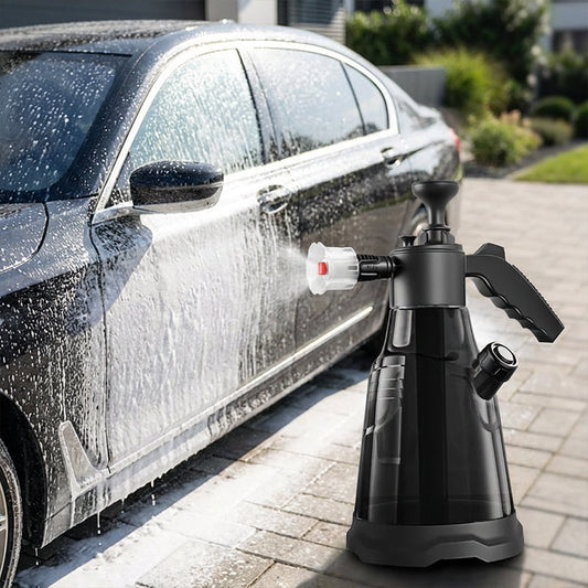 🚗 50 % RABATT NU! 💦 Högtrycksskumspruta för biltvätt – förbättrad tryckförstärkning, bred spray & slitstark – perfekt för biltvätt och trädgård 🧼