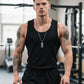 💪 50% RABATT 👕 | Mäns Bomull Fitness Tank Top – Atletisk Passform & Andningsbar