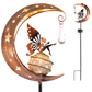 ✨ 50% RABATT 🌙 | Solcellsdriven Älve- & Månlampa – Magisk Trädgårdsbelysning