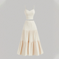👗 50% RABATT NU! 🌸 2-delat A-linje Kjol & Linne Set – Högt Midja, Krinklat & Mångsidigt – Perfekt för Sommaren ☀️