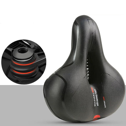 🚴 50% RABATT NU! 🛡️ Ergonomisk Cykelsadel – Ventilerande Minnesskum & Vattentät – Reflekterande & Stötdämpande – Universell Passform för MTB/Vägcykel 🚲
