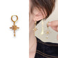 ✨ 50% RABATT 💫 | Glimmande Korshängen & Halsband – Zirkon & Stjärnkorsdesign