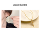 ✨ 50% RABATT 💫 | Glimmande Korshängen & Halsband – Zirkon & Stjärnkorsdesign
