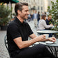 👕 50% RABATT 💼 | Herr Snabbtorkande Polo – Atletisk Passform & Skrynkelfri