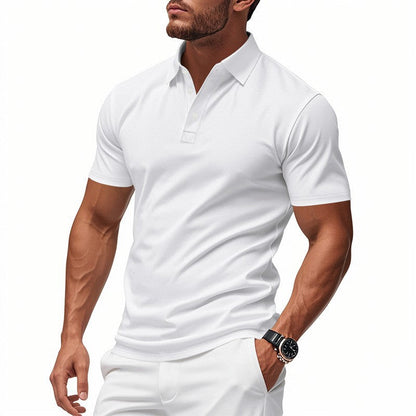 👕 50% RABATT 💼 | Herr Snabbtorkande Polo – Atletisk Passform & Skrynkelfri