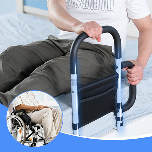 🛏️ 50% RABATT! 👵 Ledstång för Sängkanten – Stabil & Säker, Perfekt för Äldre & Gravida Kvinnor 🏠