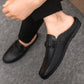 👞 50% RABATT NU! 🌿 Herr Casual Rygglösa Loafers – Slip-On Design, Andningsbar & PU Läder 🚶‍♀️