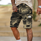 🩳 50% RABATT NU!🌿 Herr Taktiska Cargo Shorts – Flera Fickor & Lös Passform – Camo Streetwear 💪