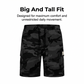 🩳 50% RABATT NU!🌿 Herr Taktiska Cargo Shorts – Flera Fickor & Lös Passform – Camo Streetwear 💪