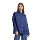 🧥 50% RABATT! 💙 Avslappnad Denimskjortjacka – Långärmad & Oversized, Perfekt För En Ledig & Stylig Look 🌸