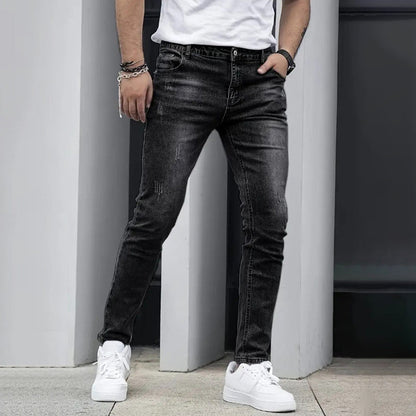 🔥 50% RABATT 👖 | Moderna Stretchjeans i Slim Fit – Vintage-tvättad & Stretchig