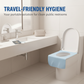 🚽 KÖP 2, FÅ 1 GRATIS! ✨ Vattentäta Toalettsitsskydd – Hygieniska, Individuellt Förpackade & Halkfria Perfekta För Resor & Vardagsbruk 🧳