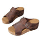 🌴 50% RABATT NU! 👡 Sandaler med Kilklack – Peep-Toe Design, Halksäkra Sulor & Lättviktskomfort ☀️