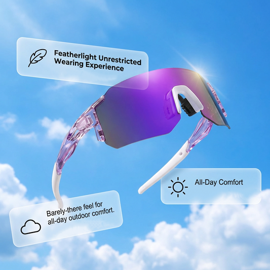 🕶️ 50% RABATT NU! 🚴 Stora Ram UV-Skydd Sportsolglasögon – HD-Syn & Lättviktig Design 🏃