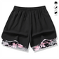 🏃‍♀️ 60% RABATT 🔥 | 2-i-1 Sportshorts – Andningsbart & Kamouflagefoder