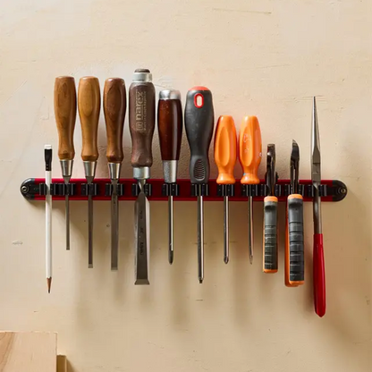 🧰 50 % RABATT NU! 🔧 Hållare för skruvmejslar i aluminium – tung hållare, stor kapacitet & robust konstruktion – perfekt för verkstad och garage 🛠️