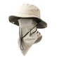 🧢 50% RABATT NU! ☀️ Ventilerad Fiskarhatt med Avtagbart Ansiktsskydd – 2-i-1 Design, Kylande IsSilke & Justerbar Passform – 360° Solskydd 🎣