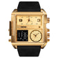 ⌚ 50% RABATT NU! 🏃 50mm Oversize Sport Watch – Dubbla Rörelser & Lysande Visare – Vattentålig & Lättavläst – Perfekt för Sport & Arbete 💪