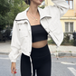 🧥 50% RABATT ☁️ | Lätt Kort Jacka för Damer – Ledig Passform & Elastiska Muddar