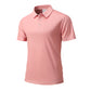 👔 50% RABATT NU! ❄️ Herr Sommar Andningsbar T-shirt med Krage – Svalkande Is-silke – Perfekt för Varma Dagar ☀️