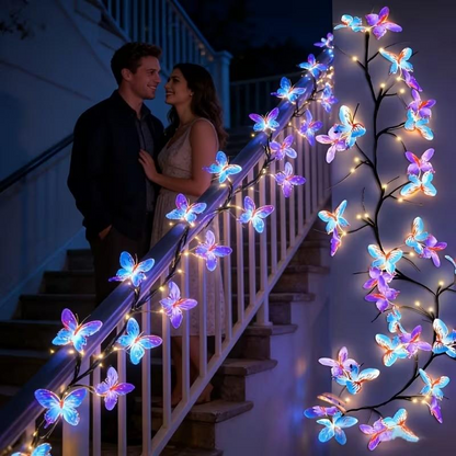 🦋 50% RABATT! ✨ Romantisk LED-Ljusslinga i Fjärilsform – Mjukt Ljus, Förtrollande Design & Perfekt för Sovrum & Fester 🎀