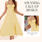 👗 50% RABATT ✨ | Elegant Snörklänning – Lace-up Design & Sexig Sidoslits