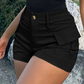 🩳 50% RABATT NU! 👖 Kvinnors Högmidjade Cargoshorts med Fickor – Smickrande Passform, Premiumblandning & Mångsidig Stil – Perfekt För Avslappnade Dagar 👜