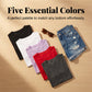 👕 50% RABATT 🌈 | 5-pack Enfärgade T-shirts – Premiumbomull & Tidlös Design✨