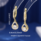 💎 60% RABATT NU! ✨ Eleganta Droppformade Hängande Hoopörhängen – Syntetisk Zirkon, Pavé-setting & Mångsidig Stil 🎀