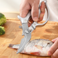 🔪 50% RABATT! ✂️ Tunga Multifunktionella Kökssaxar – Rostfritt Stål, Ergonomiskt Grepp & Perfekt För Fågel, Örter & Grönsaker 🍗