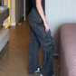 👖 50% RABATT 🖤 | Vintage-punkjeans för Dam – 13 Fickor & Rak Ben
